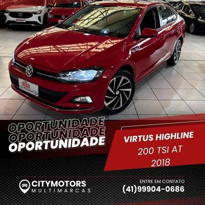 VOLKSWAGEN VIRTUS 1.0 200 TSI HIGHLINE AUTOMÁTICO